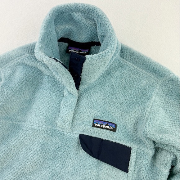 Patagonia Tops - Patagonia Re-Tool Snap-T Pullover Size‎ SMALL Womens Light Blue 25442 FA17
